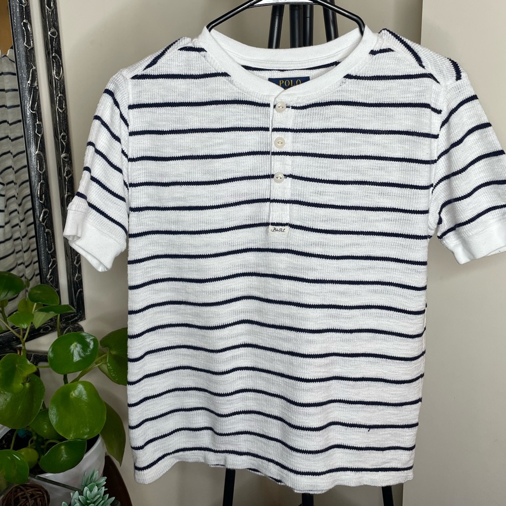 Big Boys Ralph Lauren Strip Knit Shirt